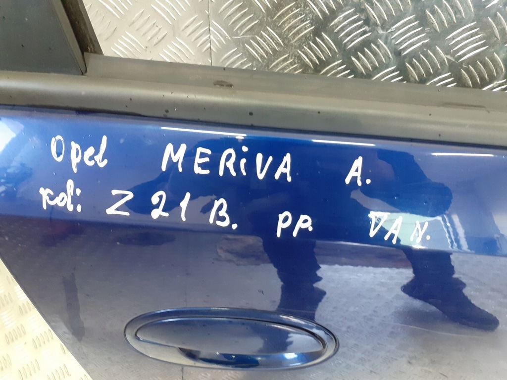 фото №3, Дверь правый перед opel meriva a z21b