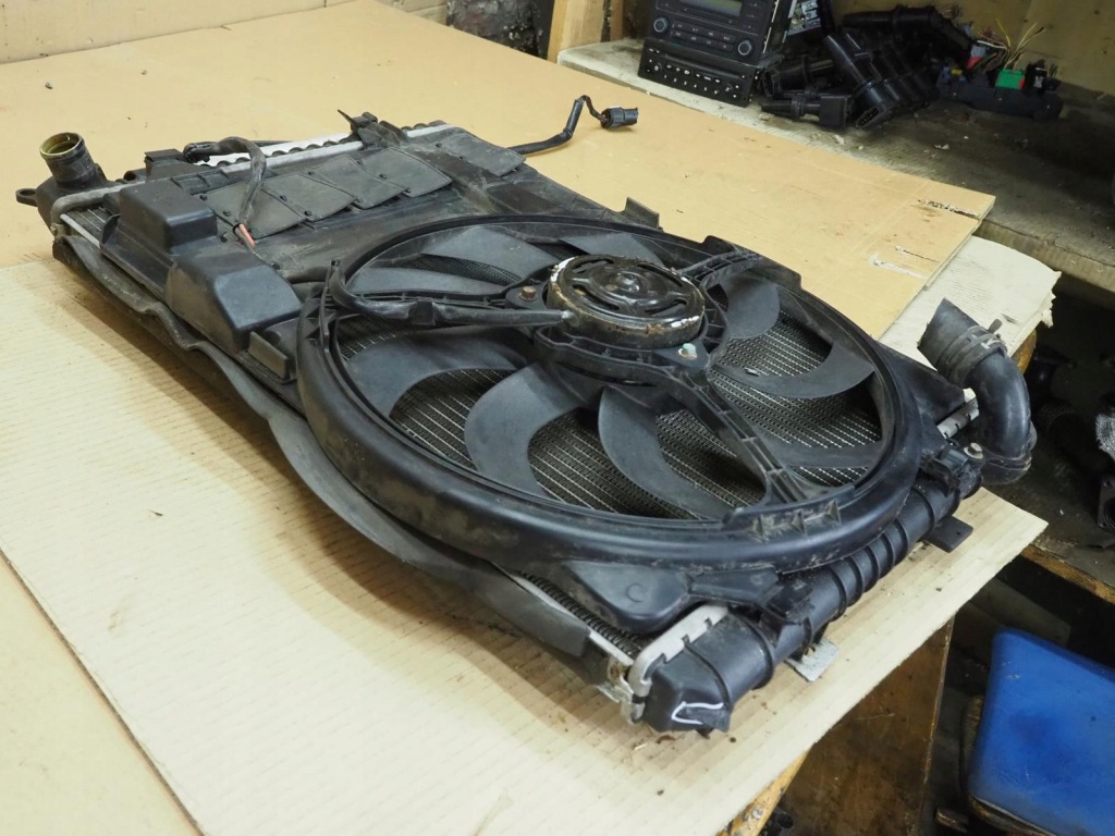 фото №9, Mini cooper r50 1.6b 2005r комплект радиатор вентилятор