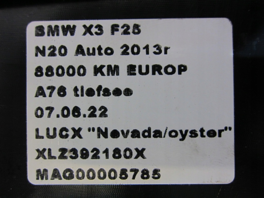 Bmw f25 2.0 n20 обшивка стойка b корпус 7319055 Доставка