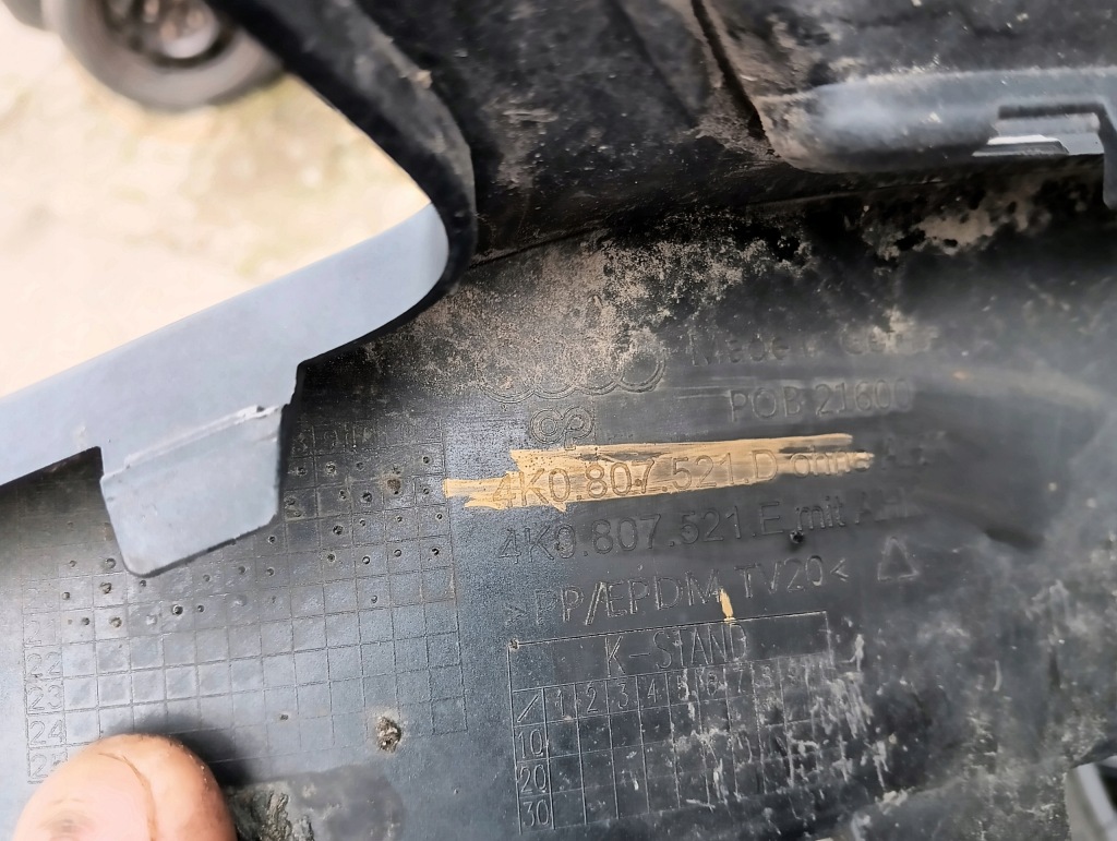 фото №14, Audi a6 s6 c8 4k спойлер диффузор накладка бампера задняя задняя 4k0807521d