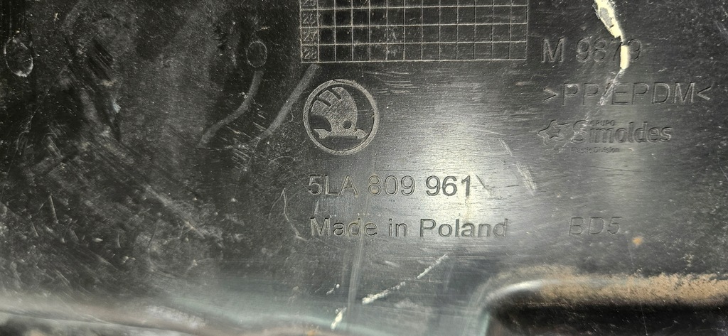 фото №8, Подкрылок skoda enyaq 5la левый левая перед orginał передние