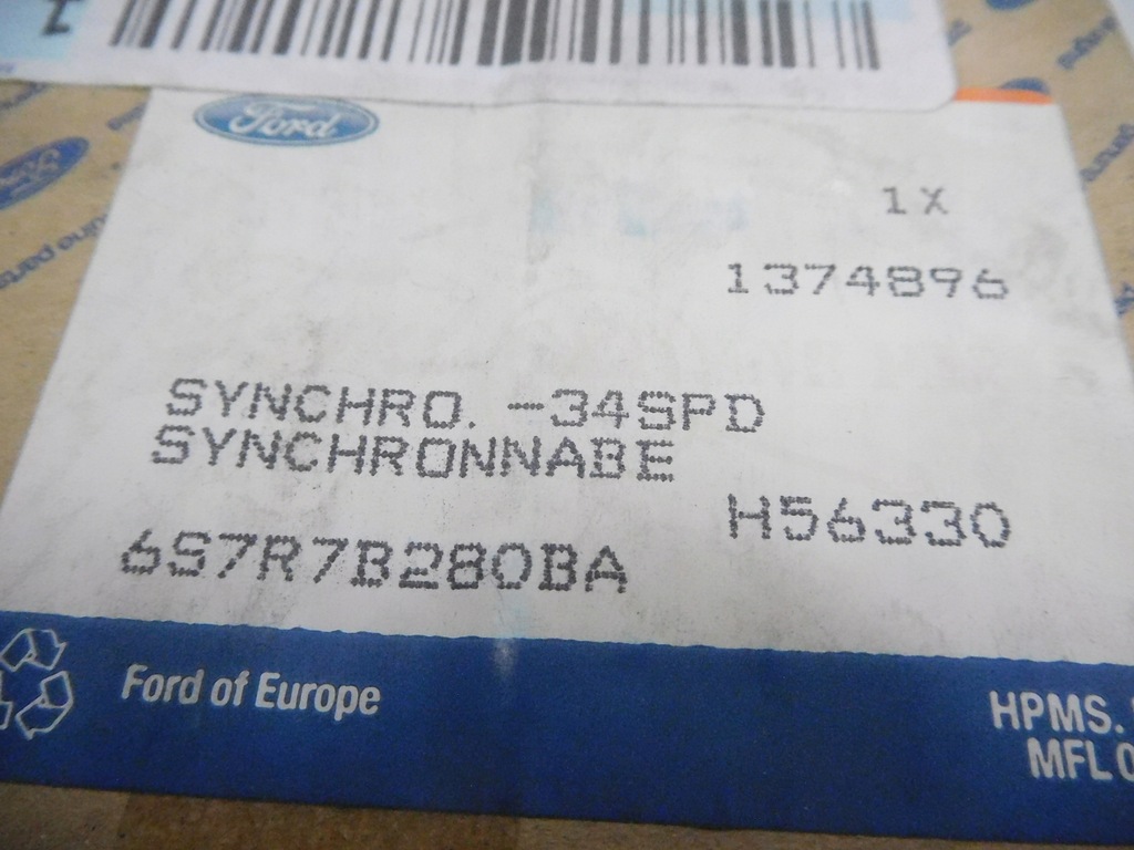 фото №6, Втулка синхронизации 3. i 4. передача ford focus escort оригинальный номер 1374896