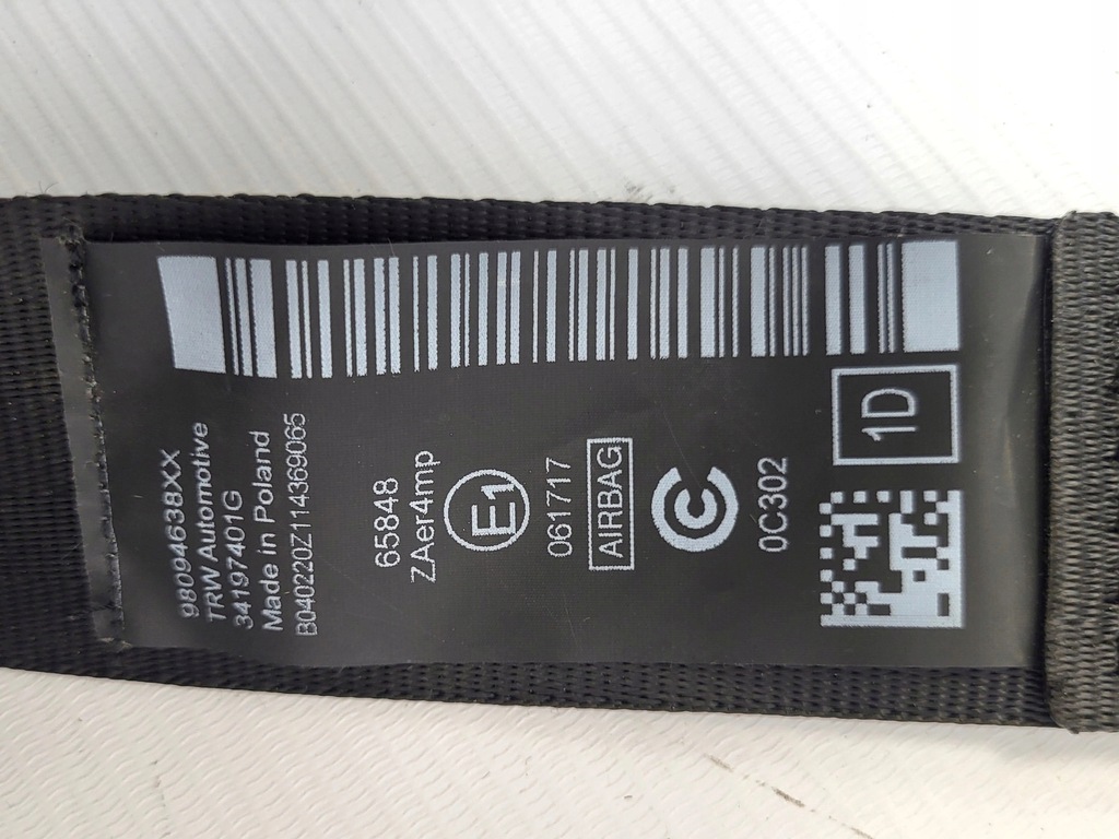 фото №5, Pas безпеки правий перед передній opel grandland x 2019r 1.6 thp evlc