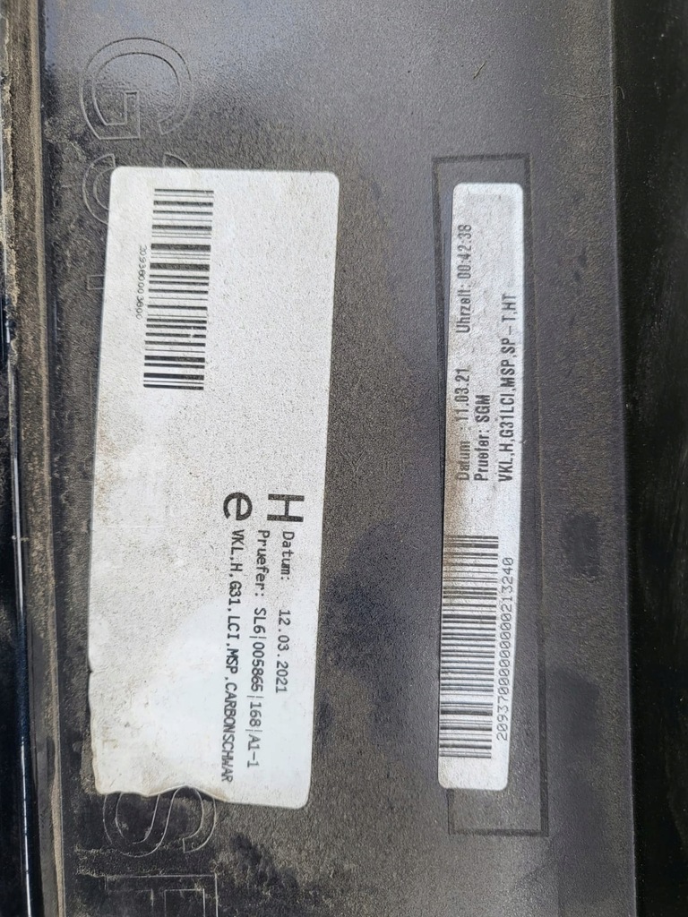 фото №9, Bmw 5 g31 lift lci бампер задній m-pakiet