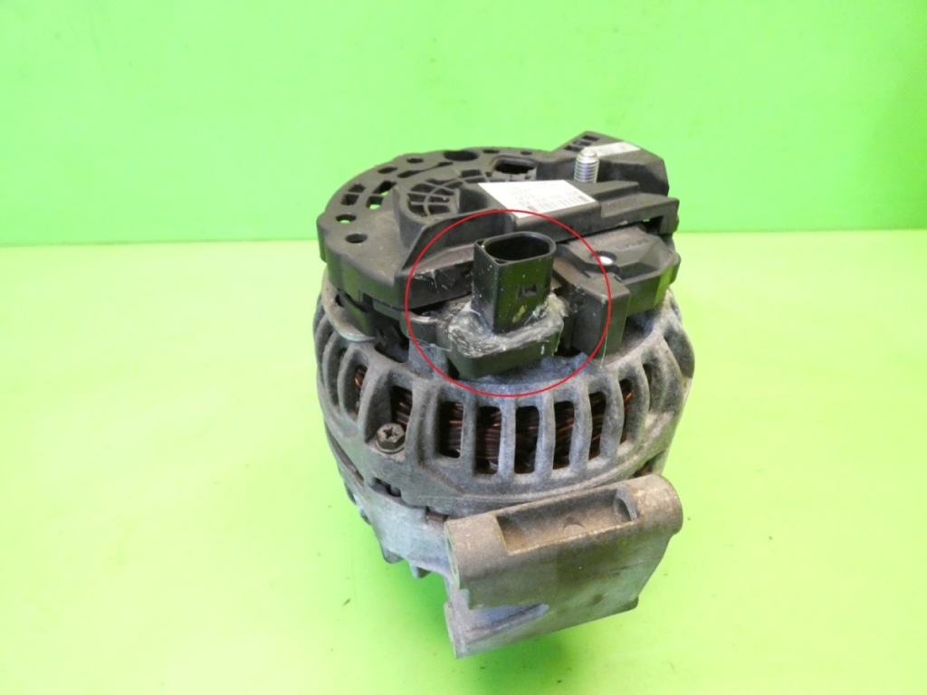 Генератор 06b903016ab 0124525009 140a audi a4 b7 2.0 alt 130km 04-08 Зі Шроту