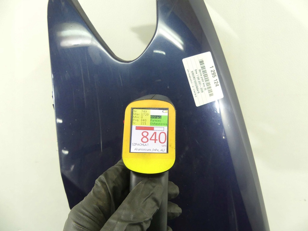 фото №12, Крыло перед левый bmw e65 01-05 482