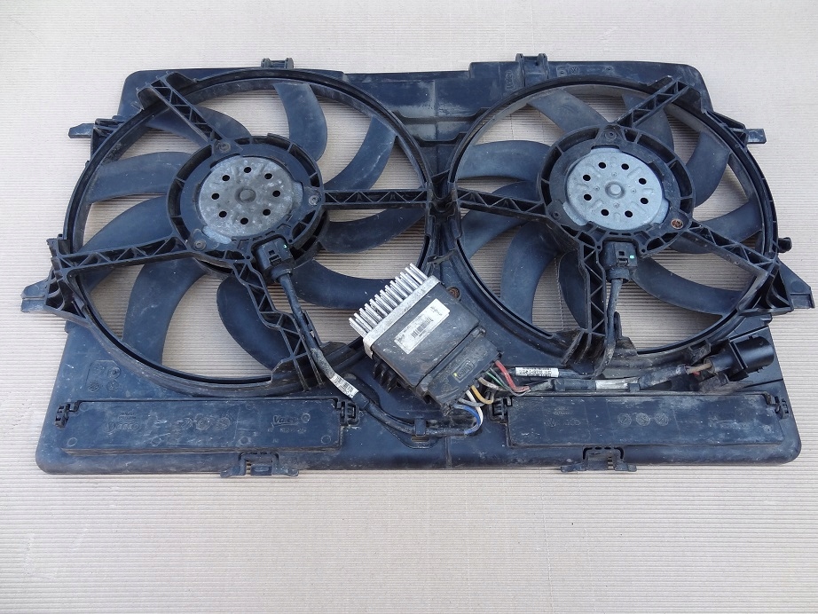 фото №6, Комплект вентиляторы вентилятор модуль 8k0121207a 8k0121003m macan q5 a6 a7