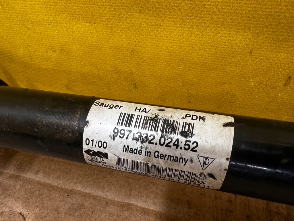 Привідний вал задній задня правий лівий porsche 911 997.2 3.8 pdk Недорого