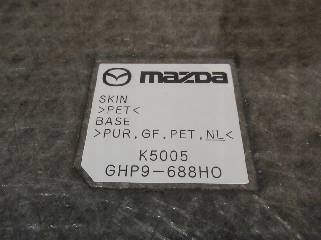 фото №2, Вкладиш багажника підлога mazda 6 gj kombi 2012-