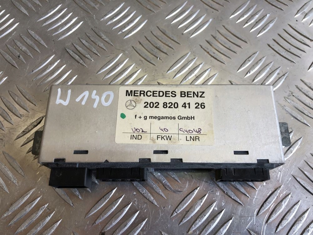 фото №1, Mercedes w140 бортовий комп'ютер блок керування модуль сигналізація 2028204126
