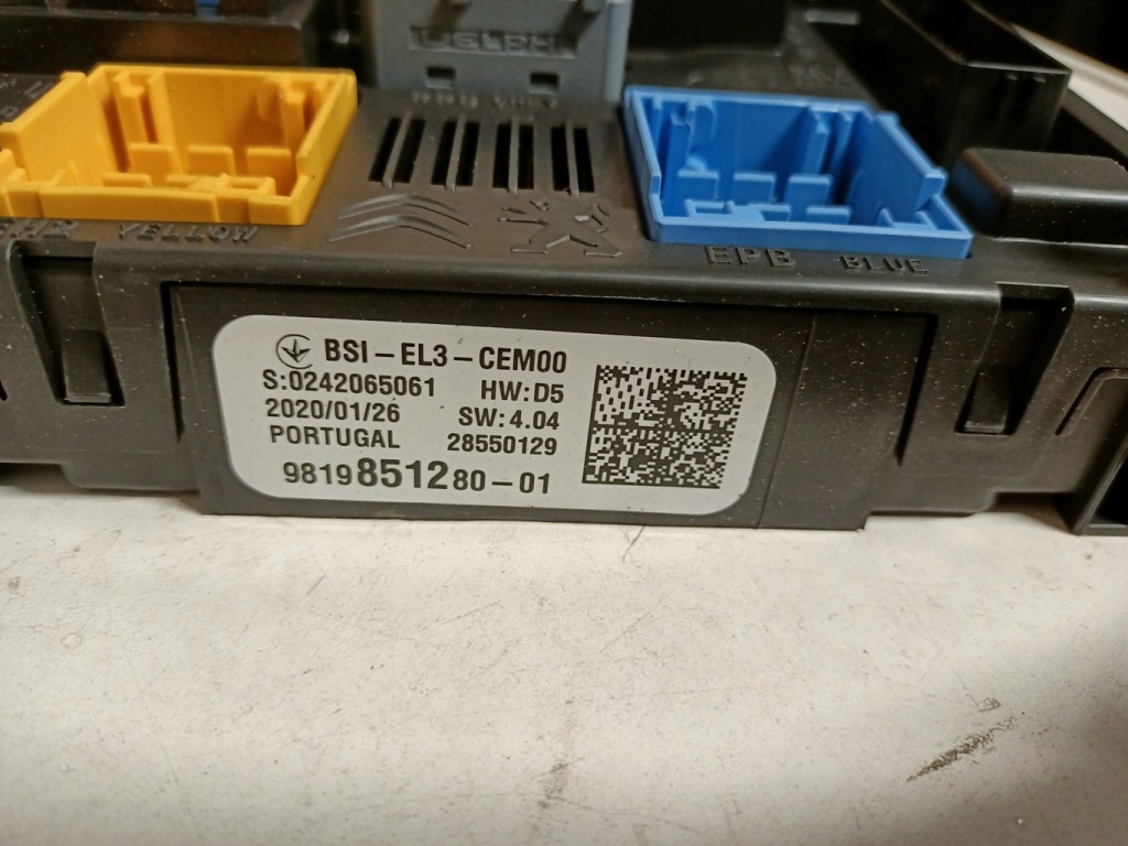 фото №4, Модуль bsi-el3 9819851280-01 opel crossland x