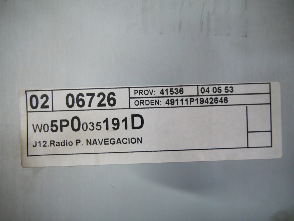 фото №5, Seat leon ii 2 радио навигация gps cd navi 5p0035191d