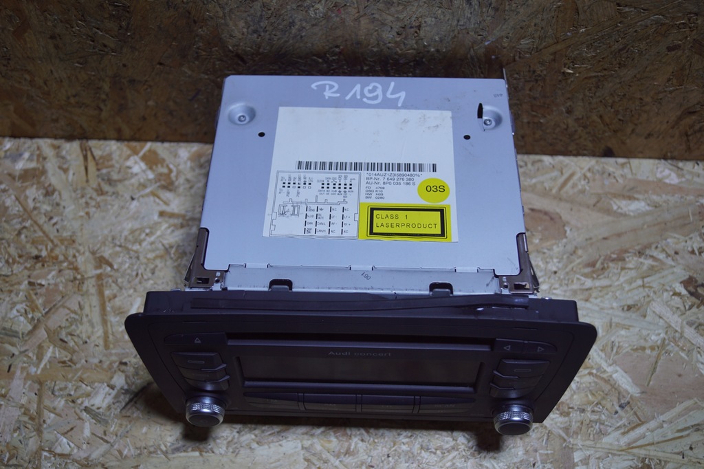 фото №7, Радио cd audi concert audi a3 8p lift 8p0035186s