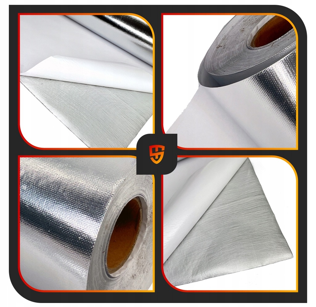 фото №8, Захист теплова samoprzylepna срібляста 50x50cm