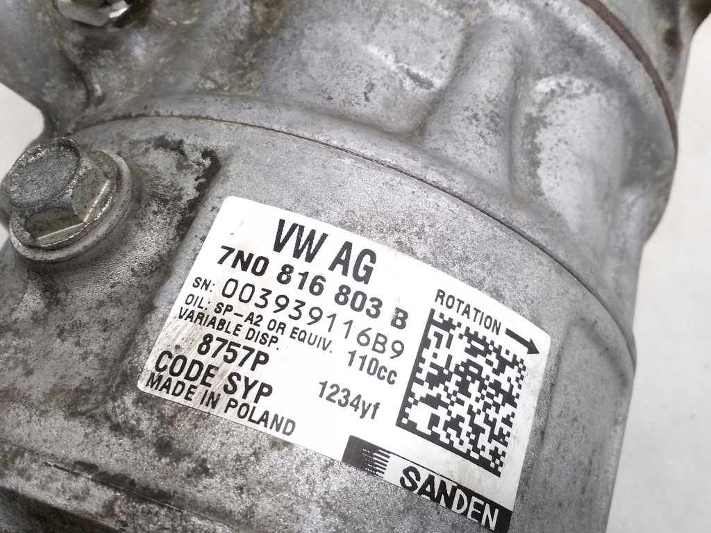 фото №8, Seat alhambra mk2 2017 компресор / компресор кондиціонера a/c