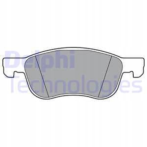 Тормозные колодки тормозные delphi lp3365 Цена