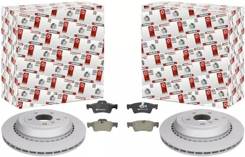 фото №1, Ferodo тормозные диски+ тормозные колодки задняя mercedes gl x164 m w164 r w251 330mm