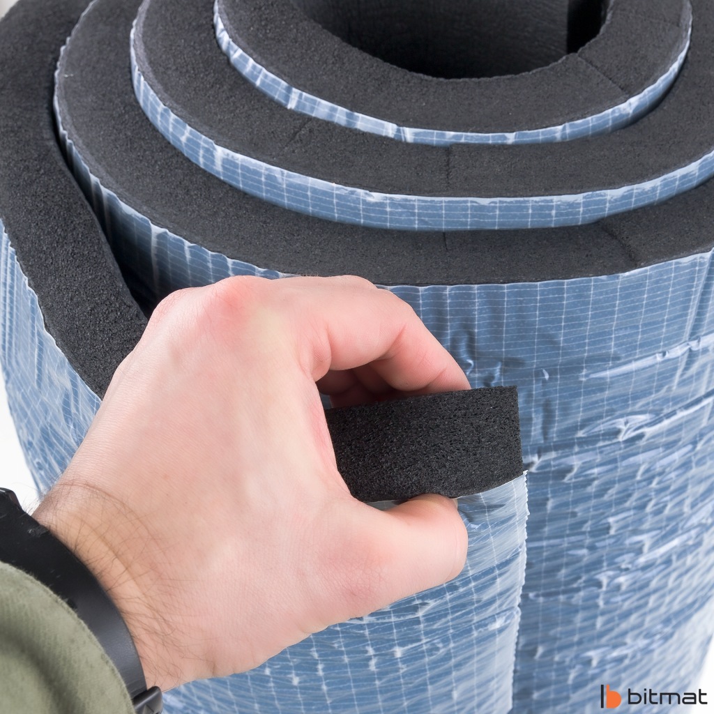 Мат шумоизоляционная пена kauczukowa 32mm с klejem gruba ocieplenie bramy Недорого