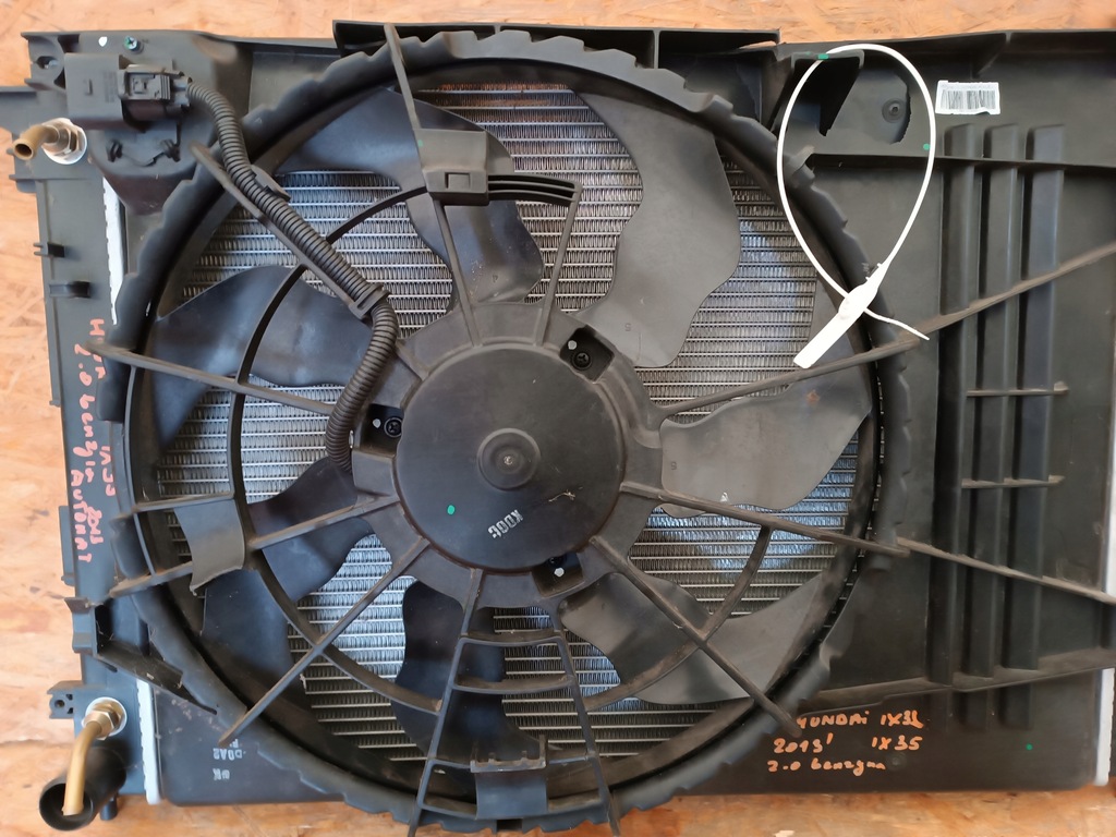 фото №9, Радіатор wody вентилятор hyundai ix35 lift 2013- 2.0 бензин