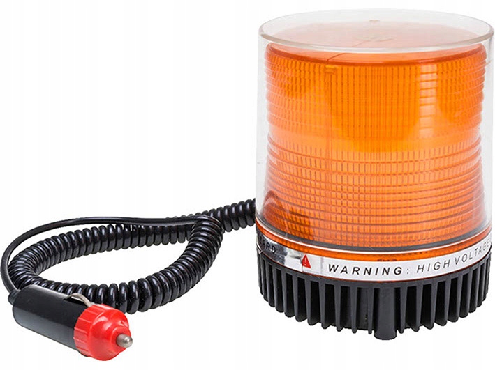 фото №4, Лампа попереджувальна світло kogut помаранчевий led