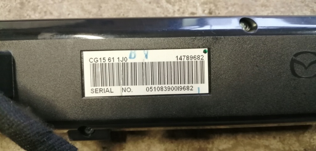 фото №3, Mazda 5 cw 10- дисплей cg15611j0
