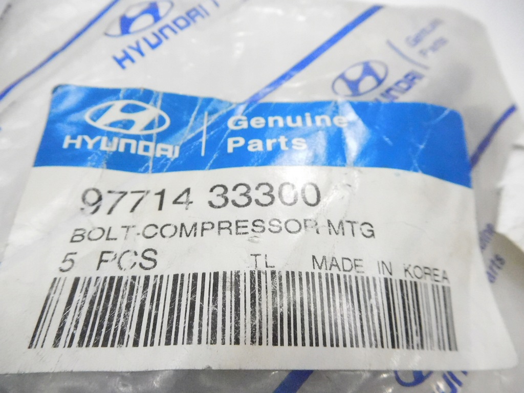 фото №6, Болт, компресор mtg hyundai accent elantra оригінальний номер 97714 33300