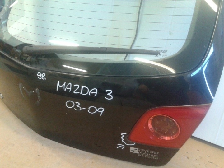 фото №3, Mazda 3 2003 hb кришка багажника задня