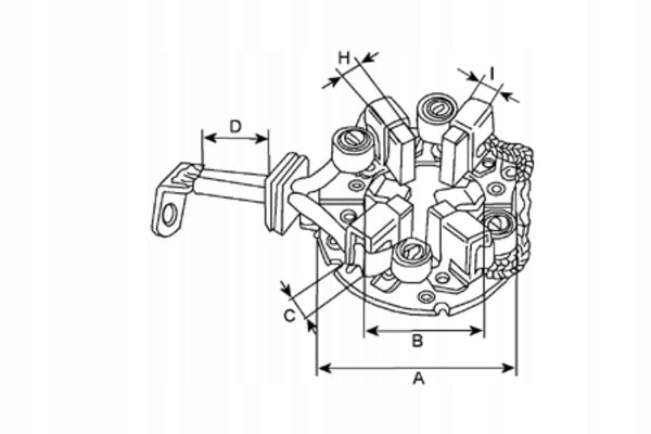 Bosch szczotkotrz. распределительный механизм. opel 1,7td Цена