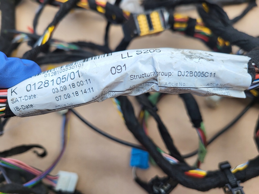 фото №12, Джгут електропроводка роз'єми дроти електричний mercedes c w205 оригінальний номер europa