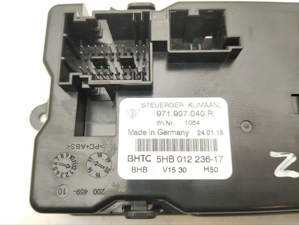 Блок керування, кондиціонер porsche panamera 2018 971907040r в Україні