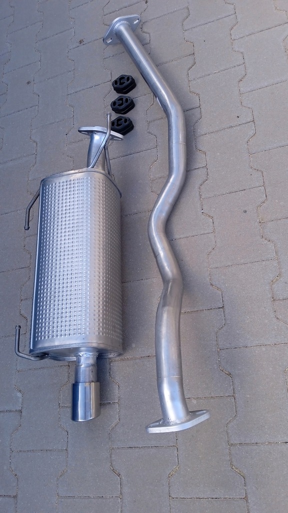 фото №3, Nissan juke 1.5 dci дизель гаситель конечный + труба средняя