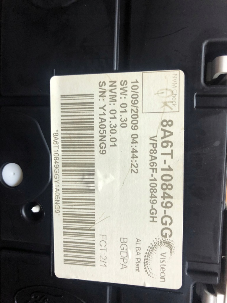 фото №5, Ford fiesta mk7 1.6tdci счетчик приборы