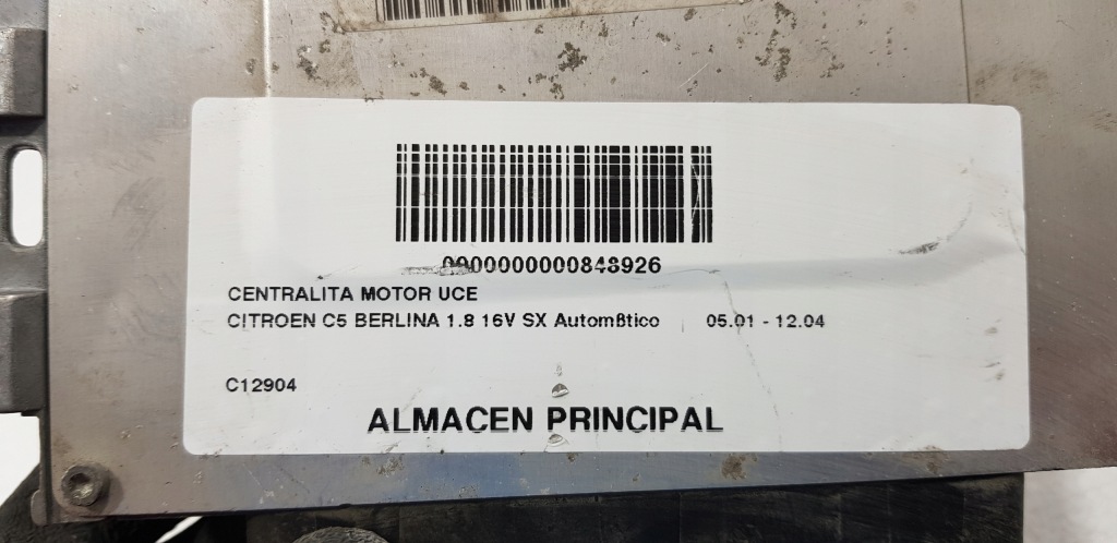 Citroen c5 1.8 16v бортовий комп'ютер двигуна #919 Оригінал