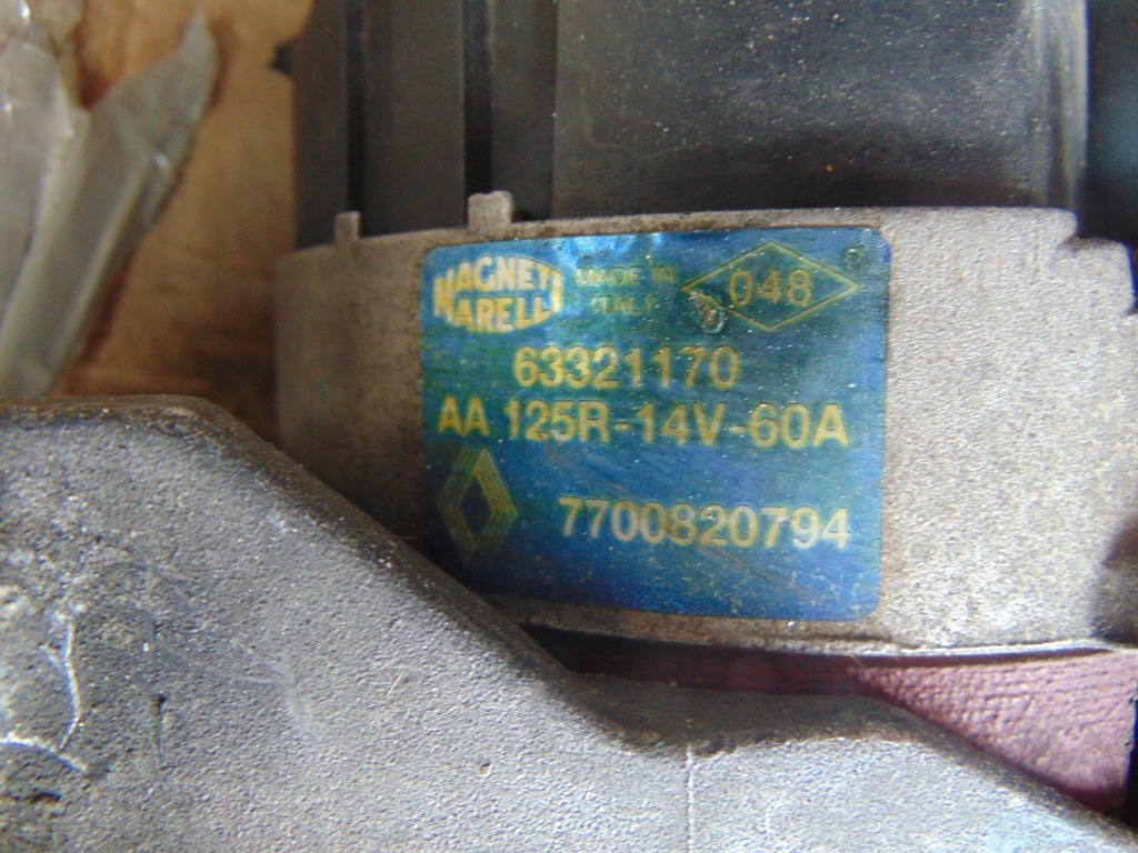 фото №3, Генератор renault twingo 7700820794