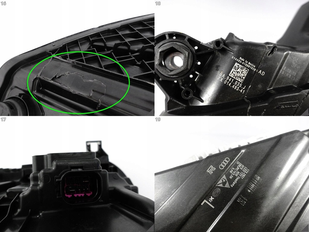 фото №11, Audi q5 sq5 ii 80a fy lift 21- matrix full led лампа ліва перед eu 035j