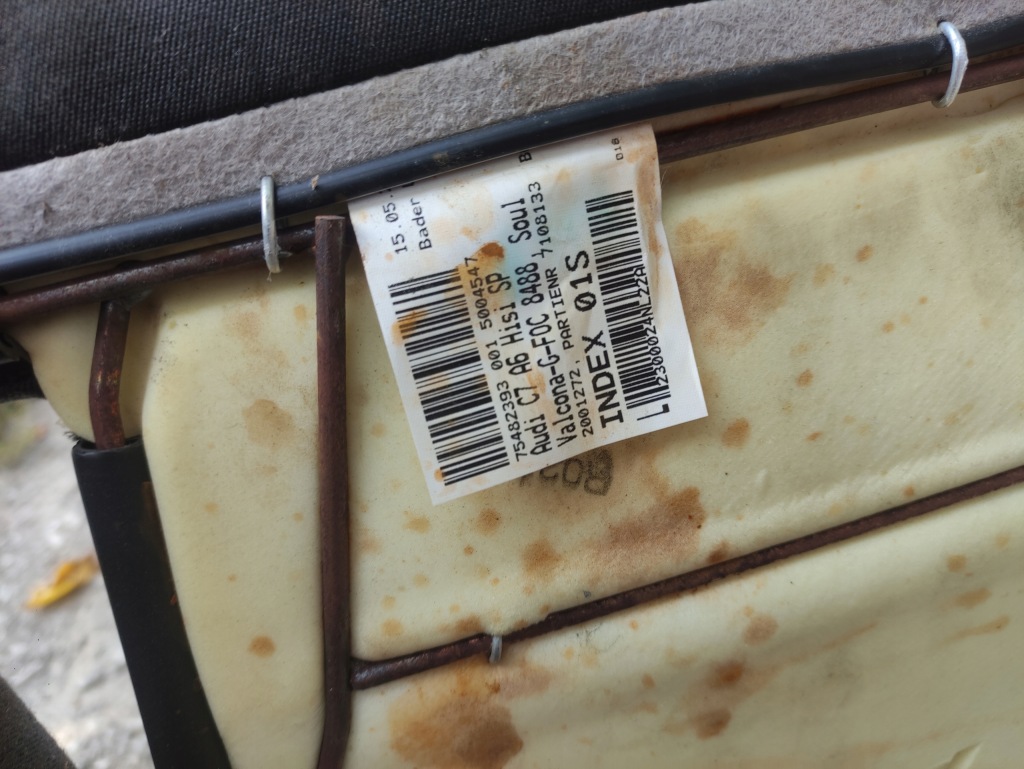 Audi a6 c7 lift сидіння задня спинка сидіння заднє сидіння задня sedan s-line Недорого