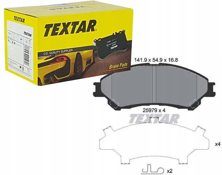 фото №15, Гальмівні колодки ham.prz suzuki sx4 s-cross 13- textar 2597901 набір гальмівних колодок