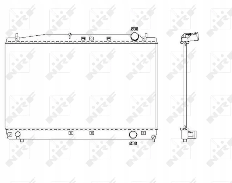 фото №1, Радиатор toyota avensis verso 2.0 d4d