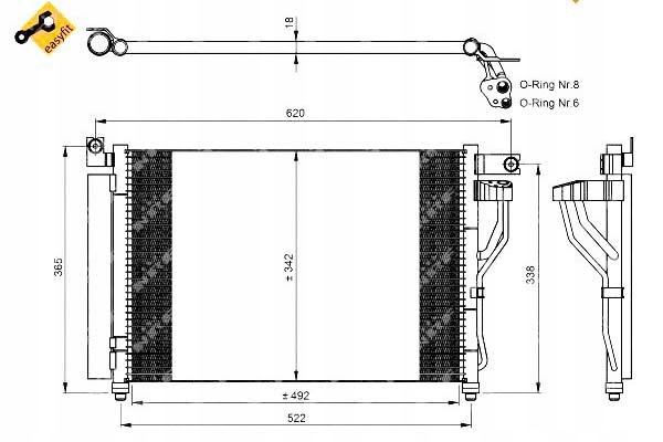 фото №2, Nrf 35964 конденсатор, кондиционер