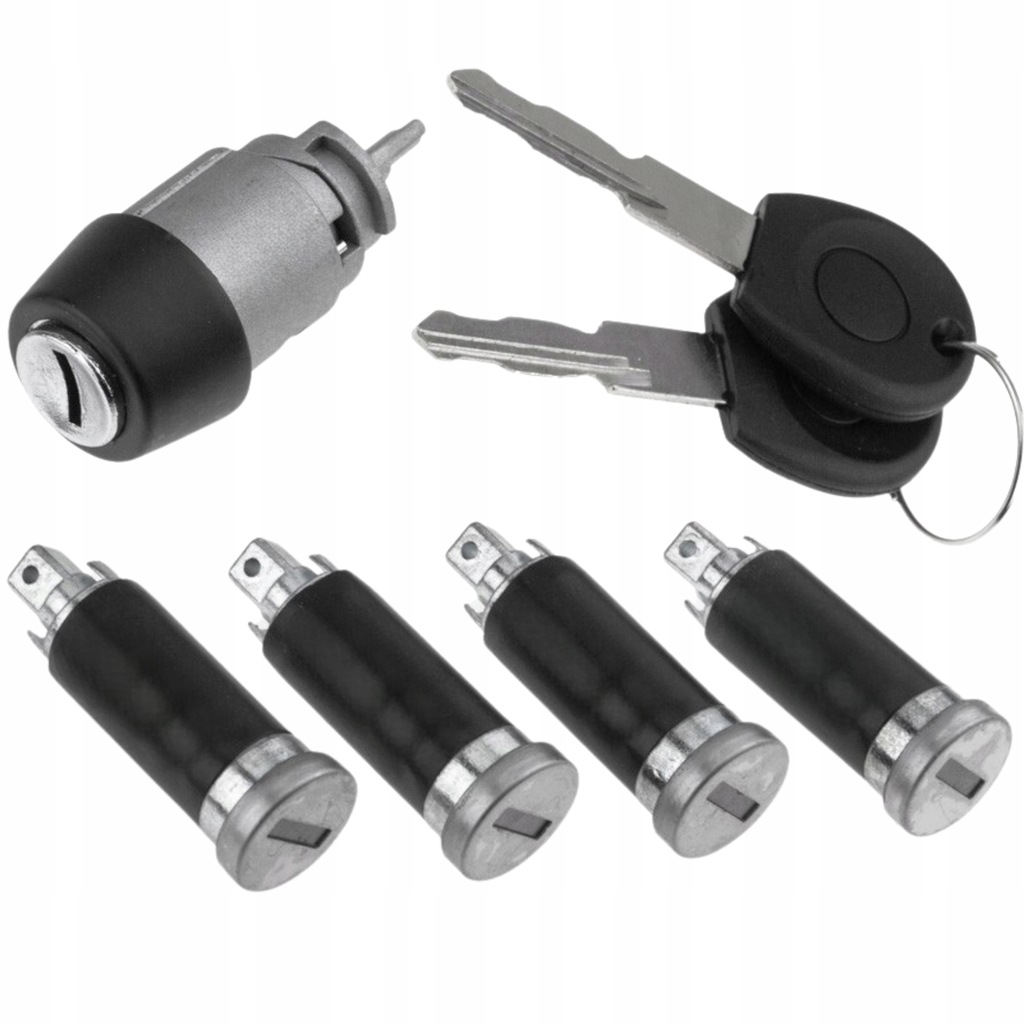 фото №1, Вкладка замка запалювання + 4x вкладиш замка двері перед + bok + задня vw transporter t4