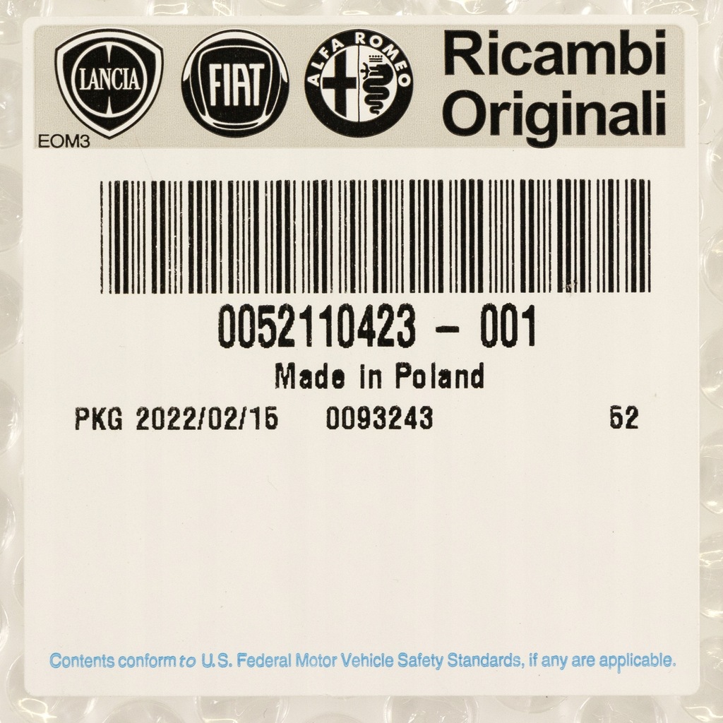 фото №8, Fiat 500 hybrid воздуховод воздуха 52110423 оригинал