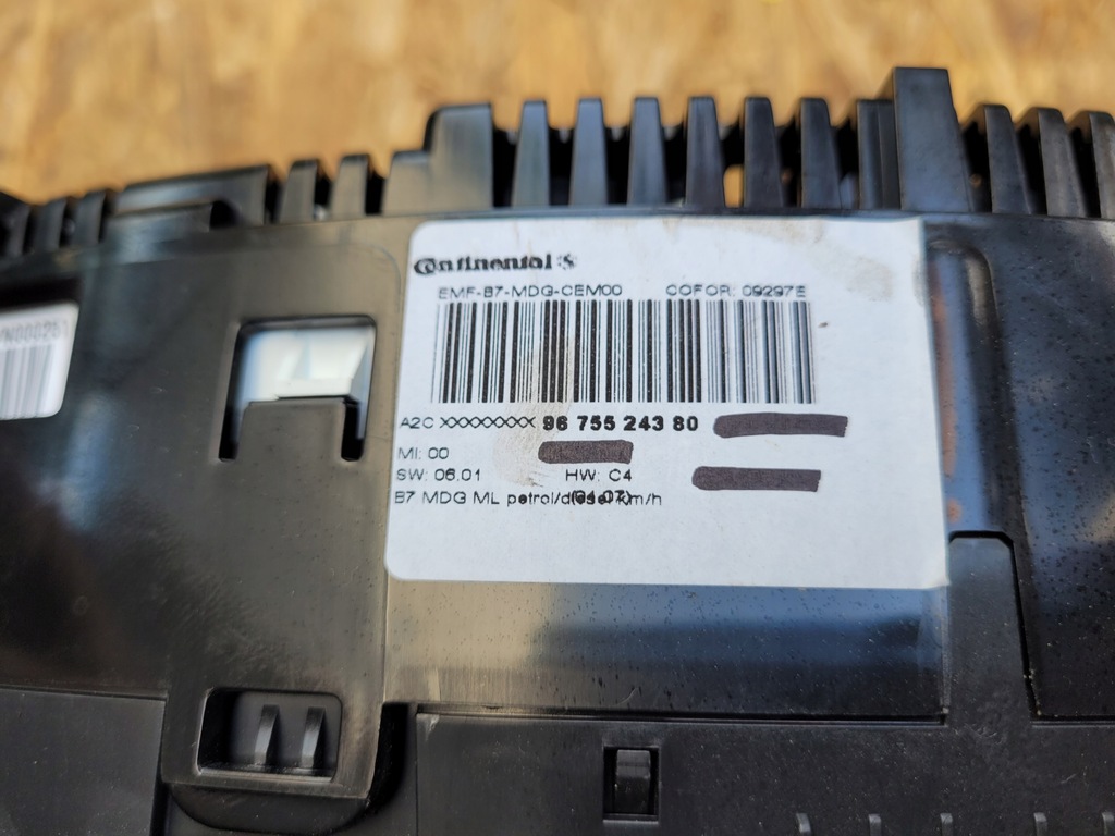 фото №5, Лічильник прилади citroen c4 b7 ii 96657318xt