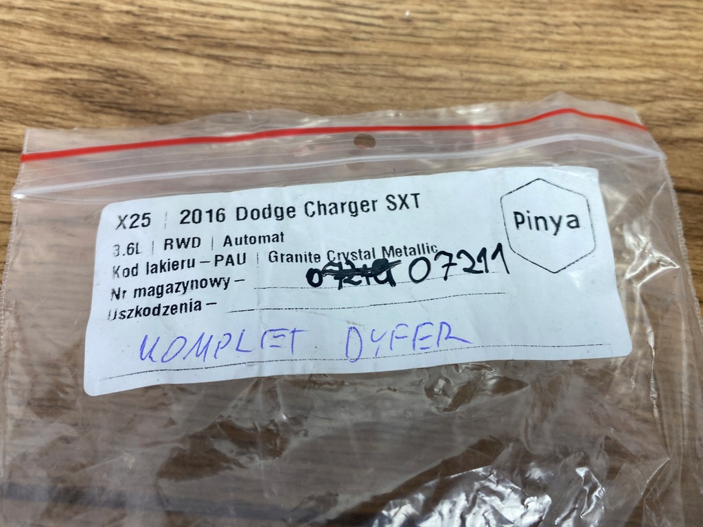 фото №9, Комплект гвинт прокладки диференціал dodge charger 3.6l 2015+ usa