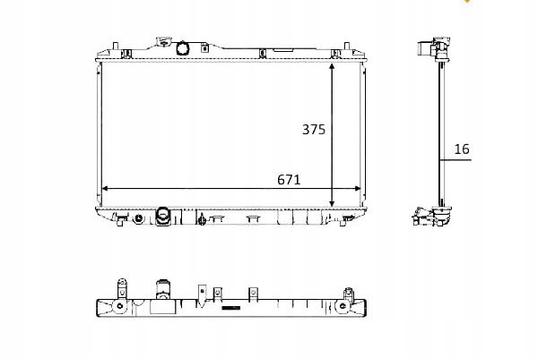 фото №1, Nrf радиатор wody honda civic ix 1.8 i-vtec fk