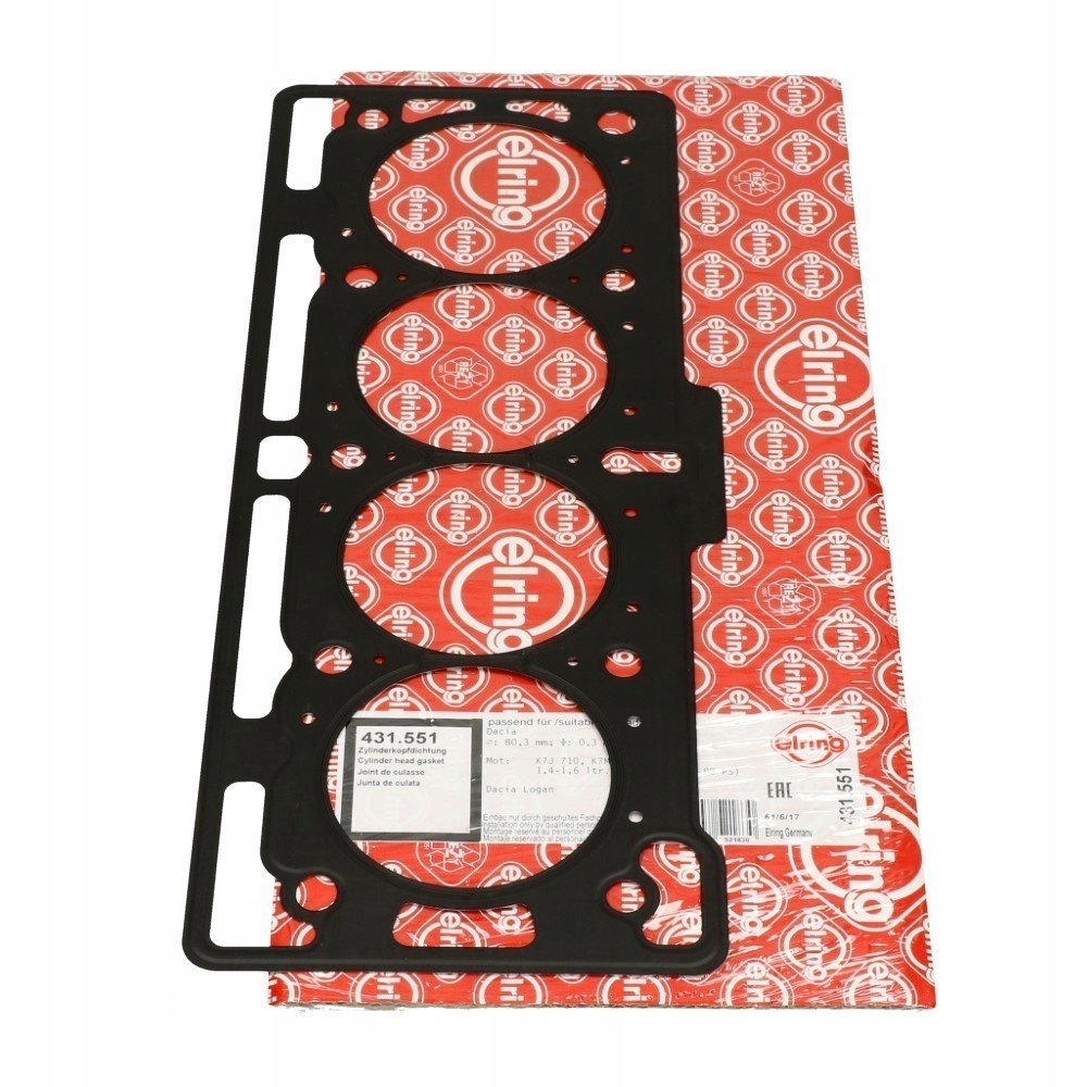 фото №11, Прокладка головки цилиндров gr.: 0,3mm dacia dokker, dokker express,