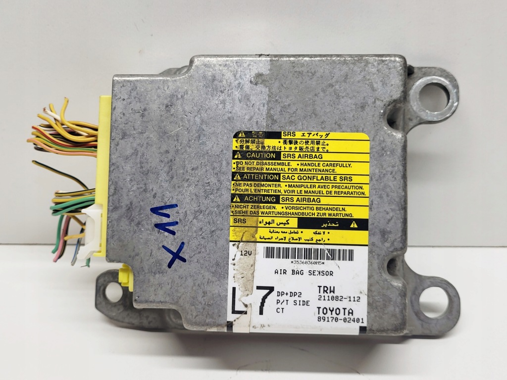 фото №4, Toyota corolla e12 модуль датчик подушка безопасности 89170-02401