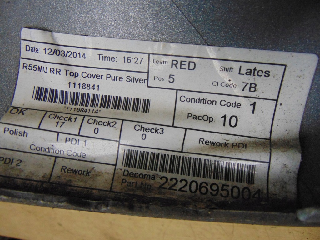 фото №16, Накладка бампера задняя mini clubman 114129-10