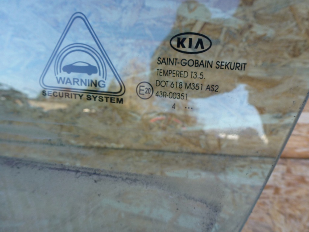 фото №2, Стекло дверь левая перед kia sportage iii 2014 rok