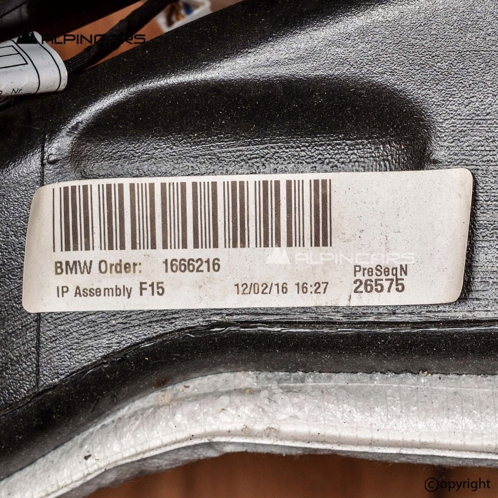 фото №8, Bmw f15 x5 f85 m приборная панель приборная консоль