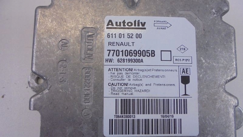 фото №6, Scenic ii 1.9dci датчик датчик подушка безпеки oryg